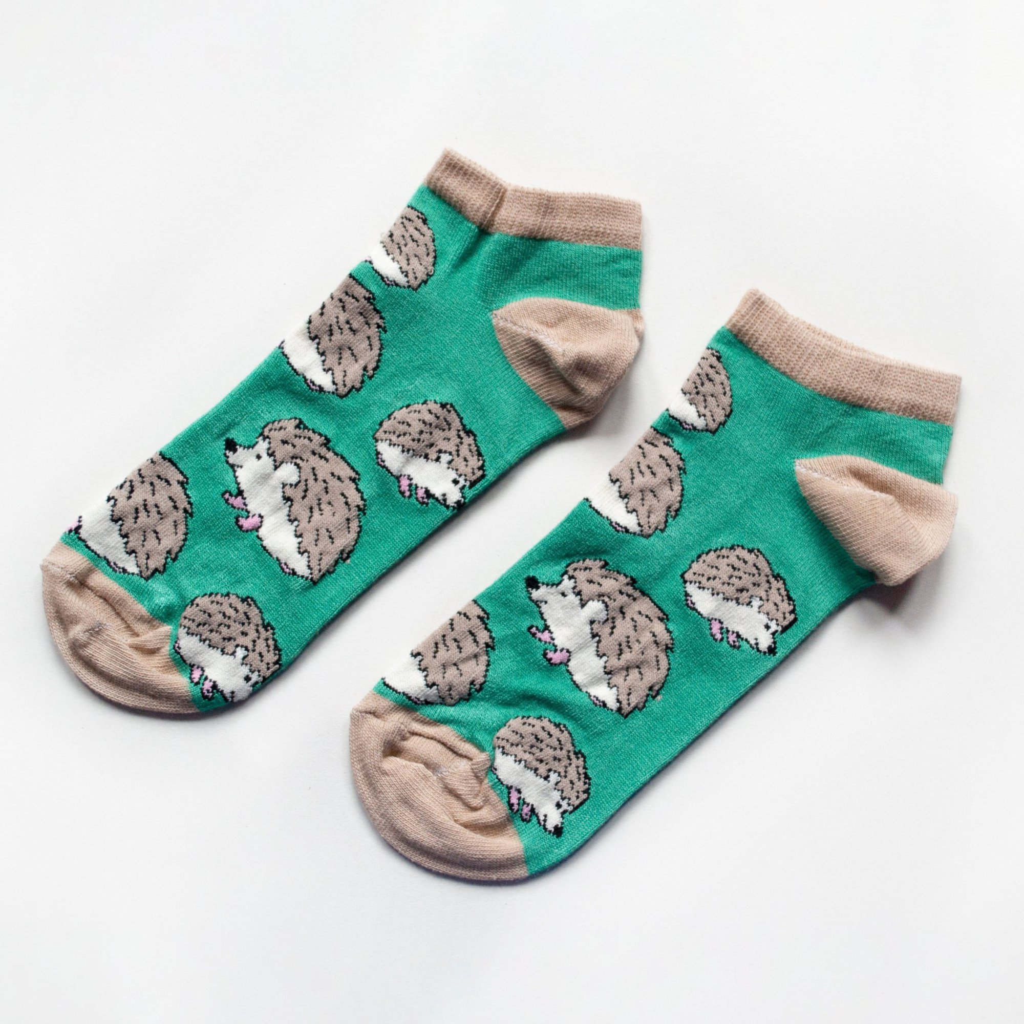 Hedgehog Trainer Socks 2 Pairs
