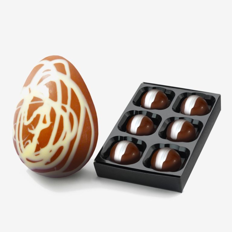 The Caramel Egg Combo - Caramel Easter Egg With Milk Sea Salt Caramel Chocolates 235g