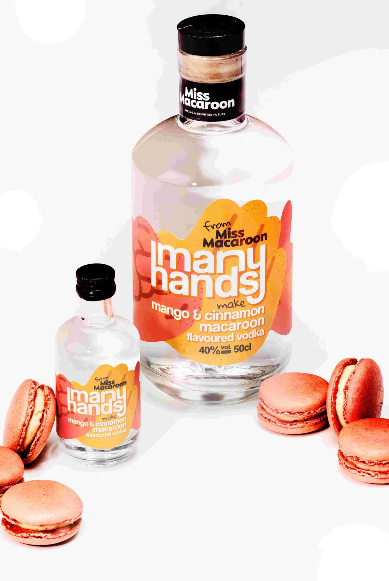 Many Hands Make Mango & Cinnamon Macaroon Flavoured Vodka Gift Set