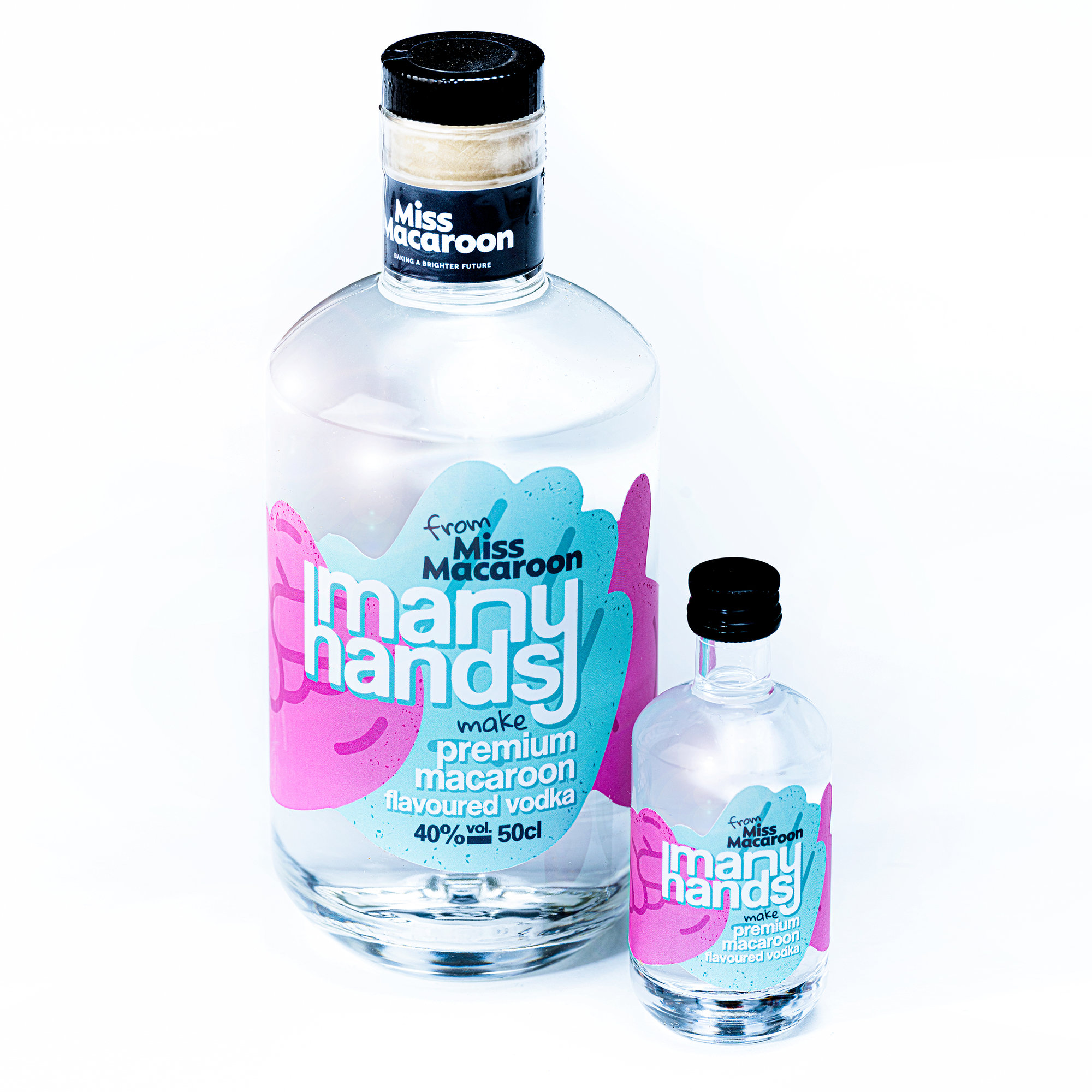 Many Hands Make Premium Macaroon Flavoured Vodka Gift Set