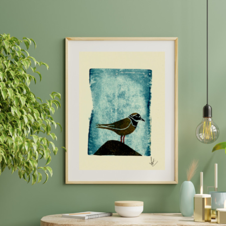 Ringed Plover Bird Recycup Print