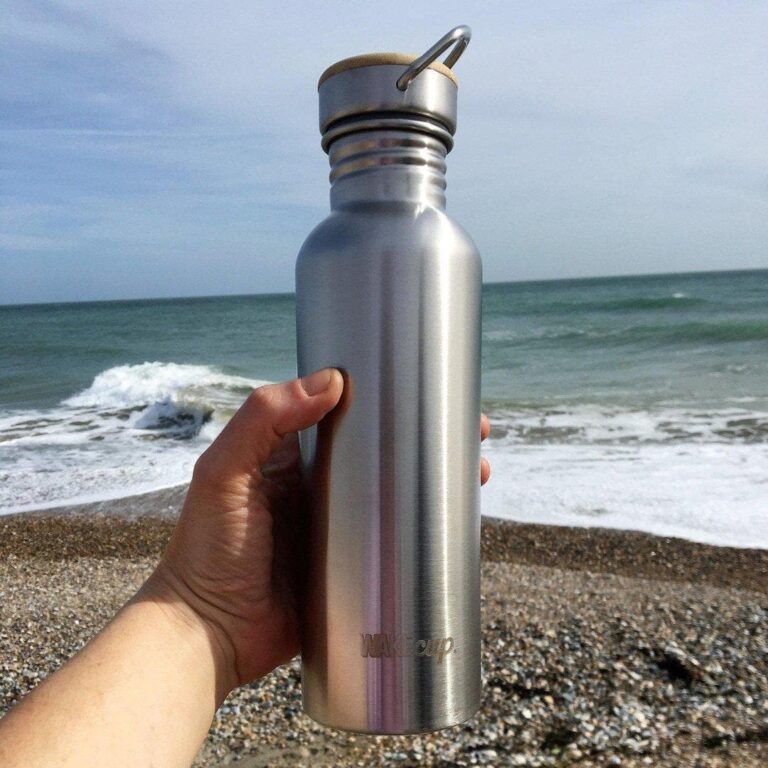 Large Steel Water Bottle - Silver