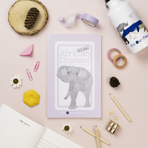 Fact-filled African Elephant Notebook