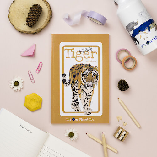 Fact-filled Tiger Notebook