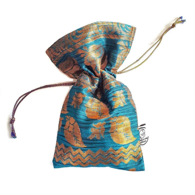 Sari Gift Bags With Drawstring