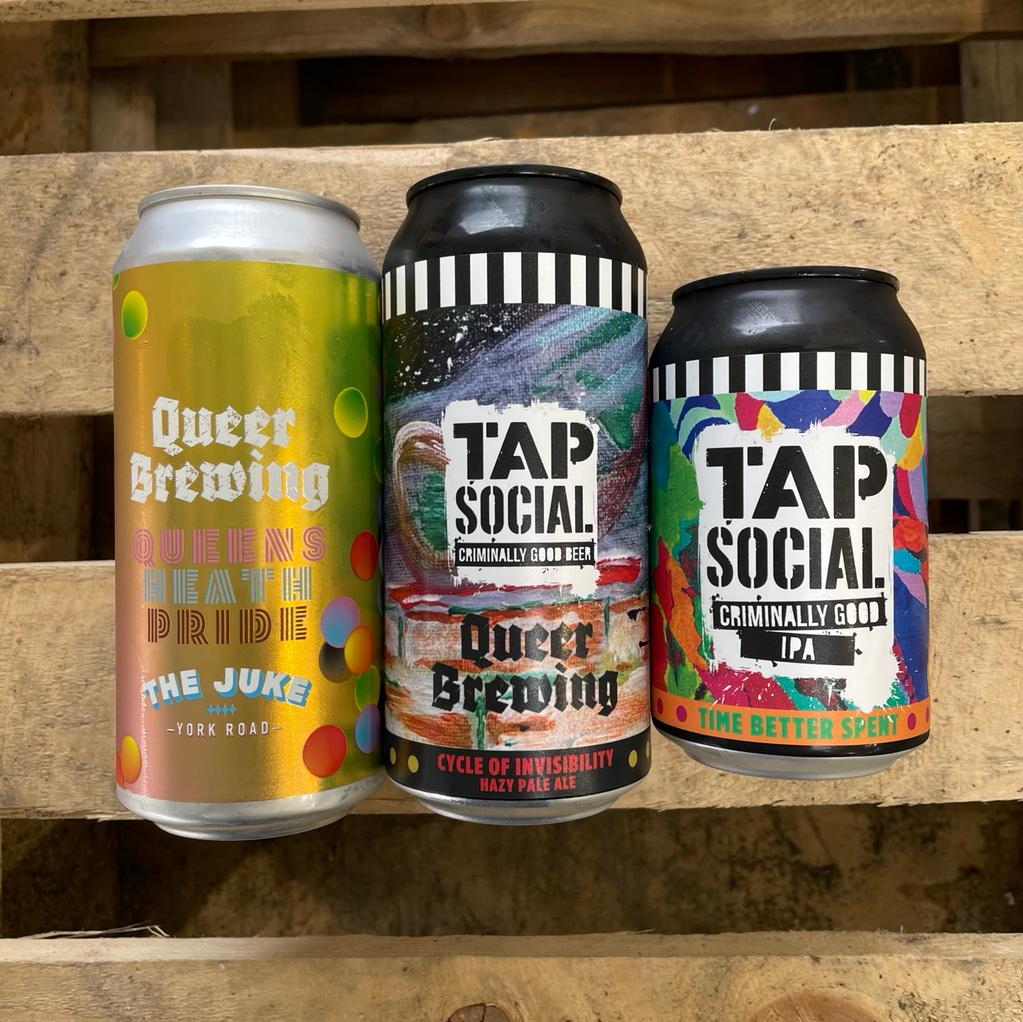 Tap Social X The Queer Brewing Project 12-can Bundle