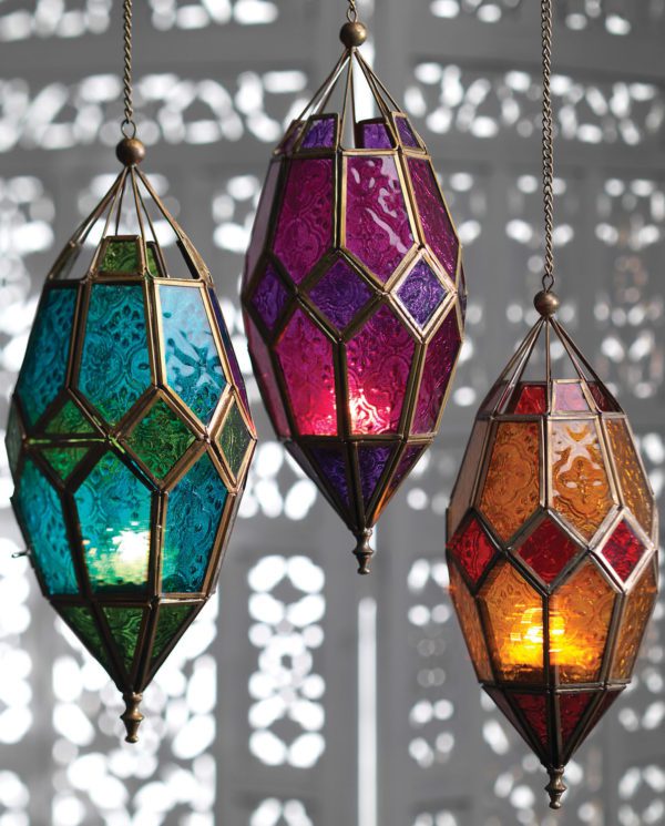 Moroccan Style Glass Lanterns