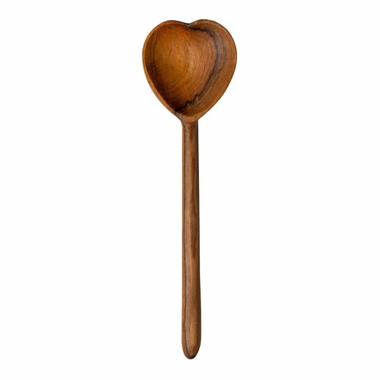 Olive Wood Heart Spoon