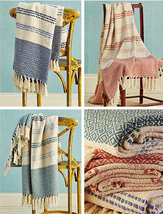 Taara Recycled Cotton Throws