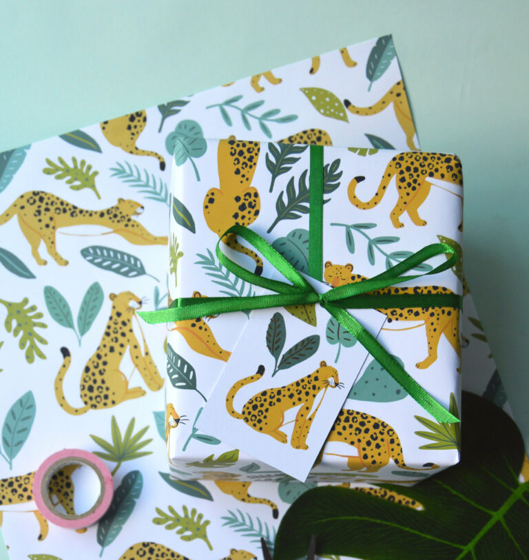 Jungle Leopard Wrapping Paper