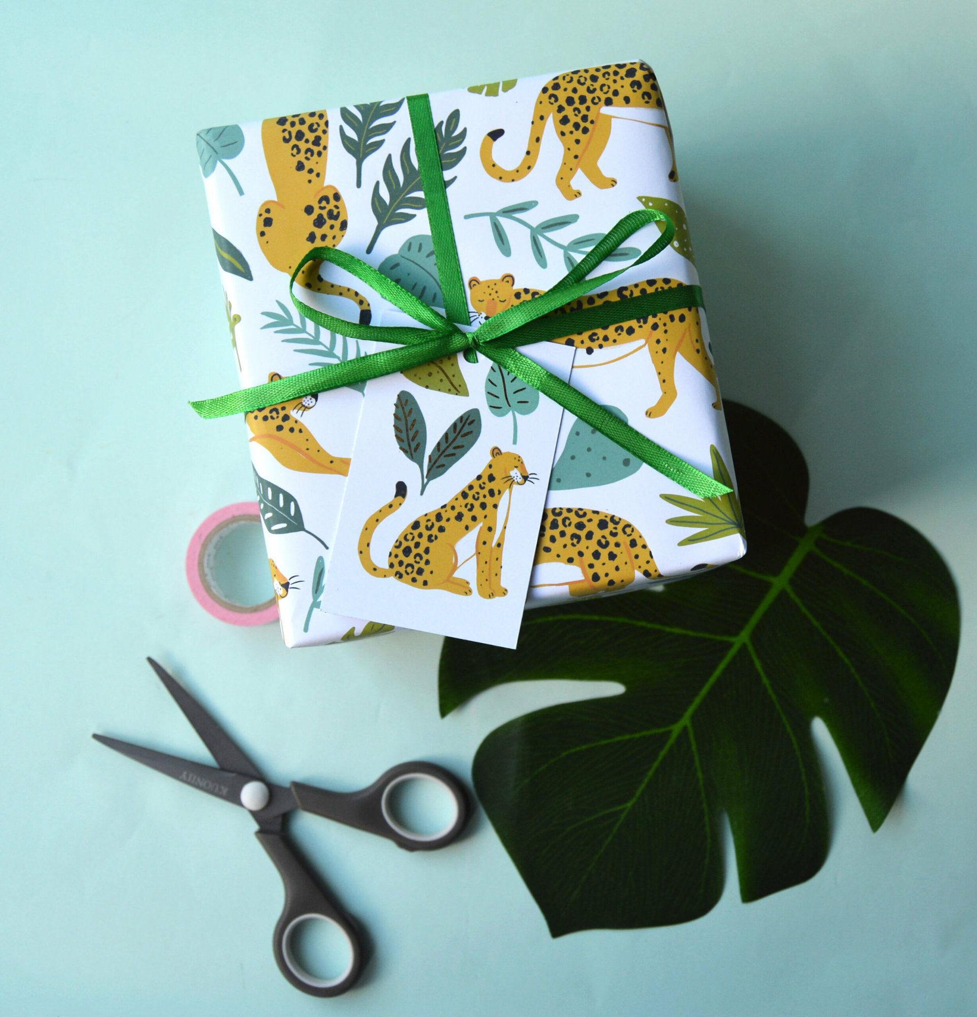 Jungle Leopard Wrapping Paper - Just the wrap