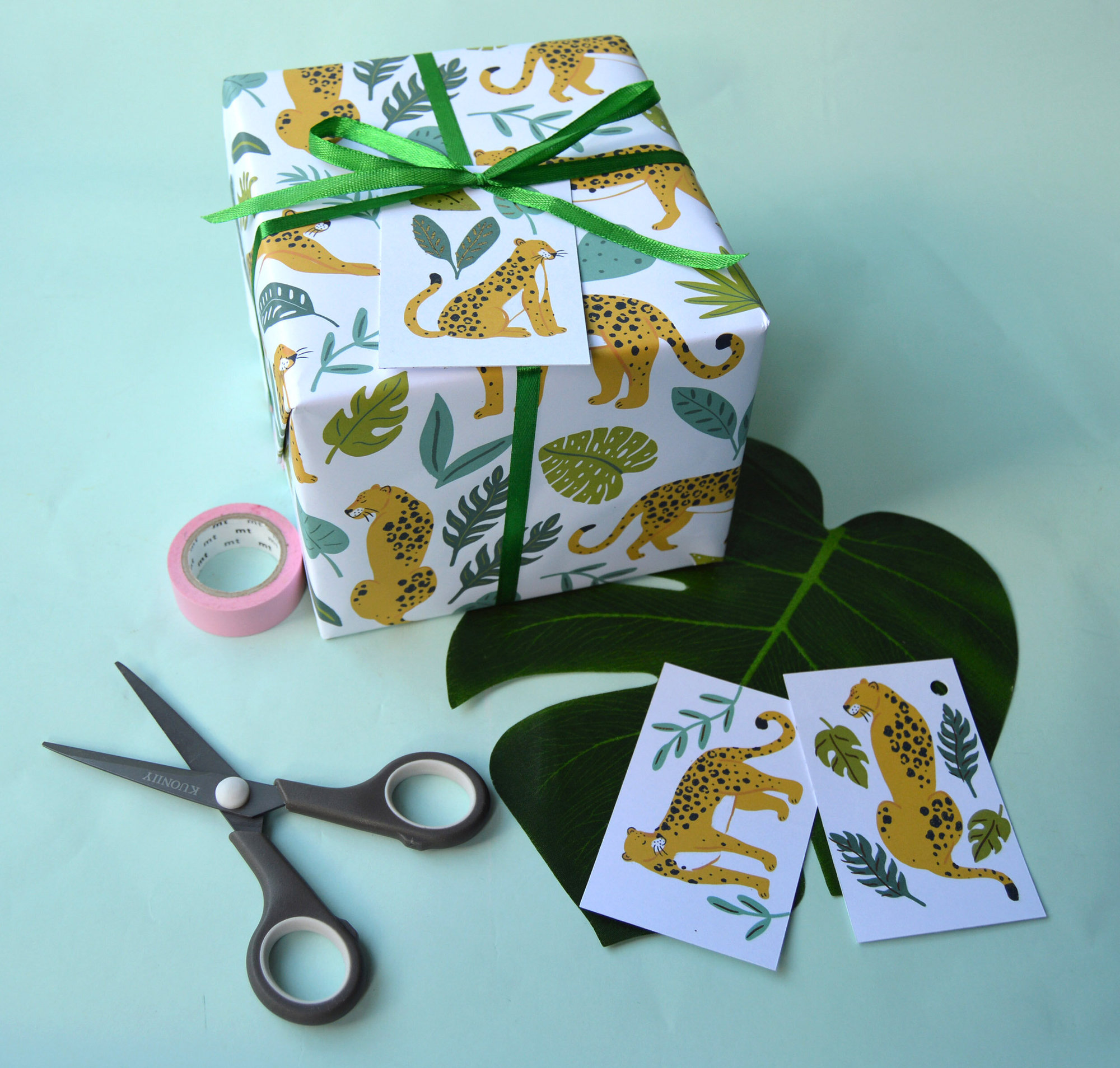 Jungle Leopard Wrapping Paper