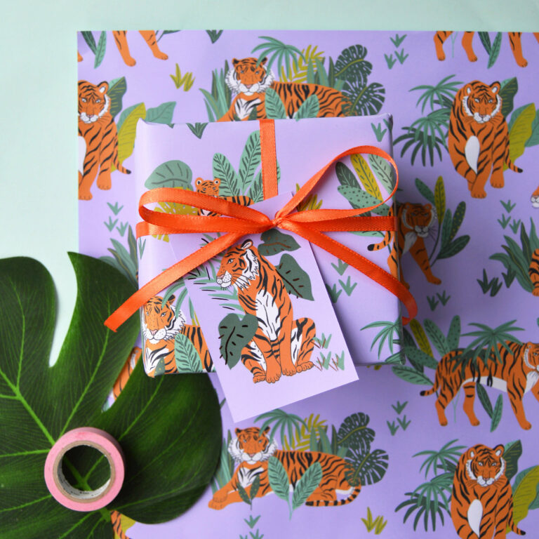 Jungle Tigers Wrapping Paper