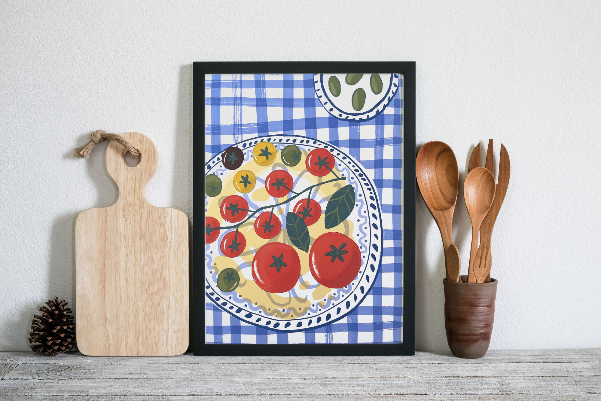 Mediterranean Tomatoes Art Print