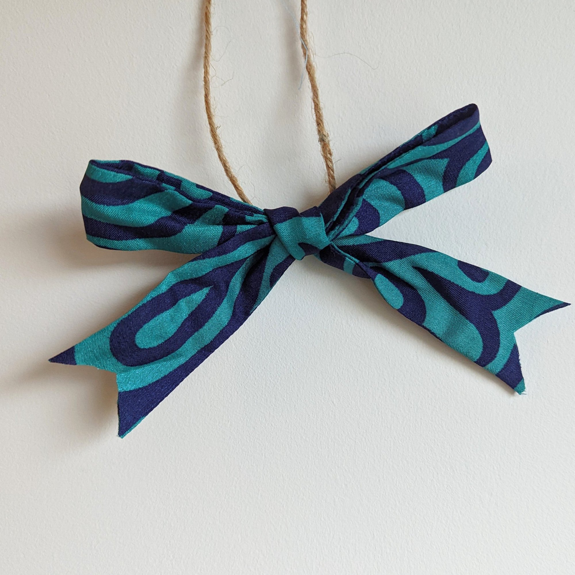 Upcycled Sari Bow Decorations 4 Pack