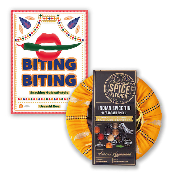'biting Biting' Cookbook &amp; Indian Spice Tin