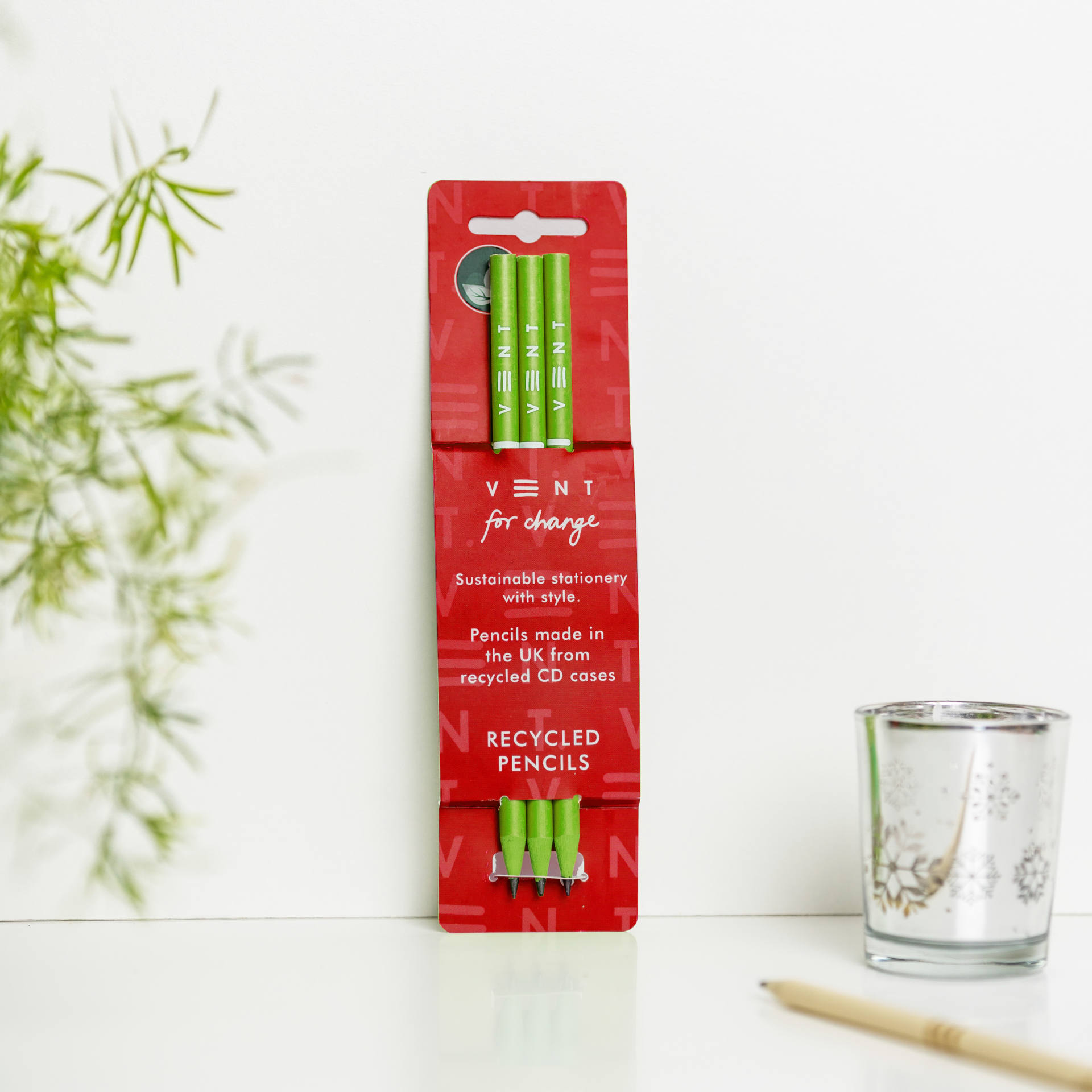 Christmas Edition Pencil Set - Green & Red