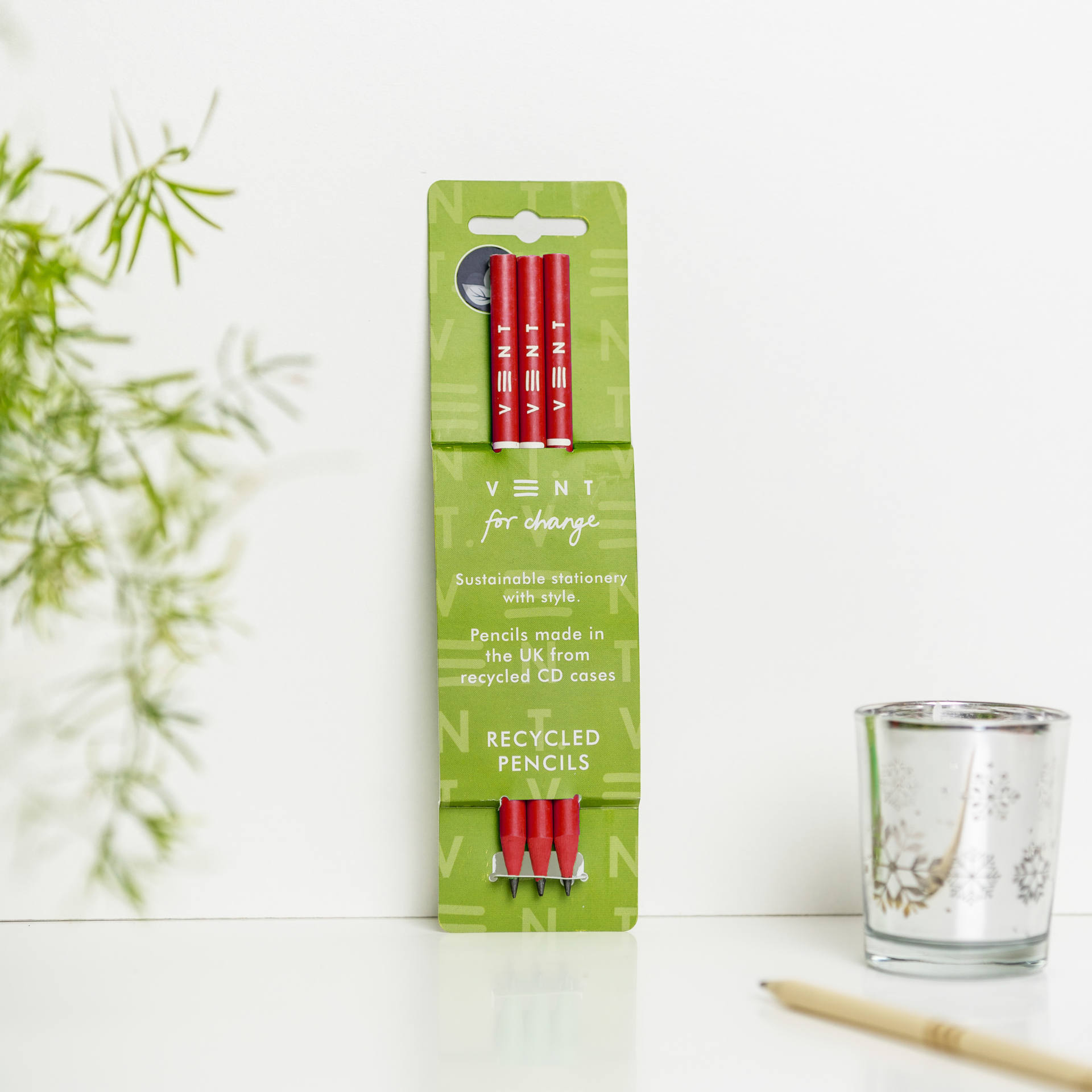 Christmas Edition Pencil Set - Red & Green