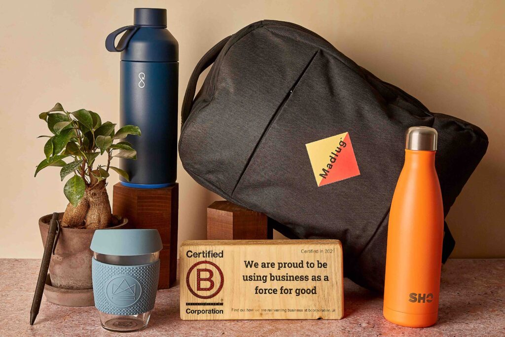 Selection of ethical branded merchandise