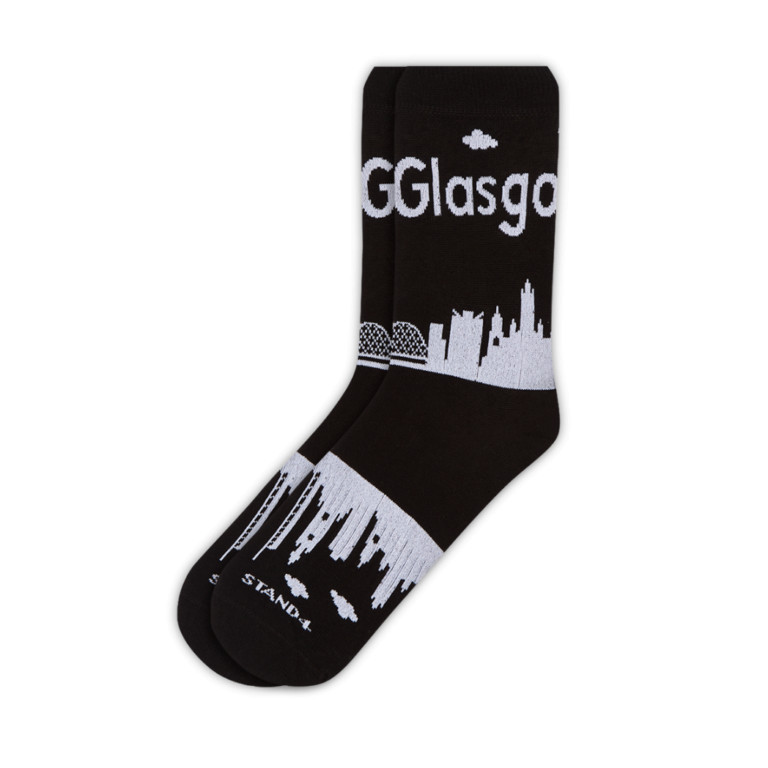 Glasgow Skyline Sock