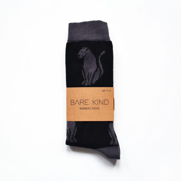 Save The Black Panther Bamboo Socks