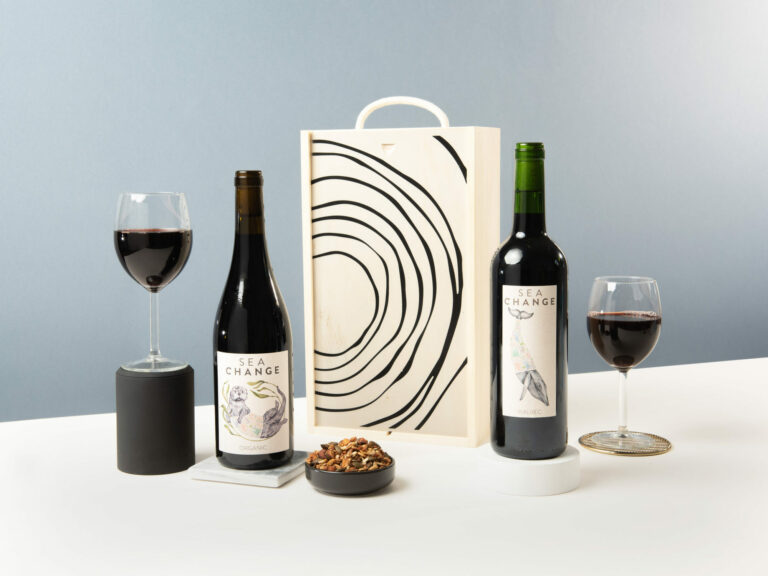 The Premium Red Wine Duo with Wooden Gift Box
