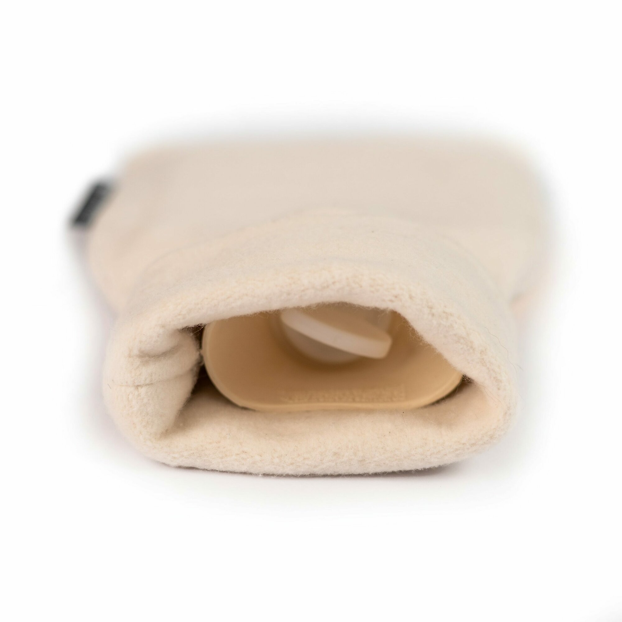 Mini Bamboo Cover And 0.5 Litre Natural Rubber Hot Water Bottle