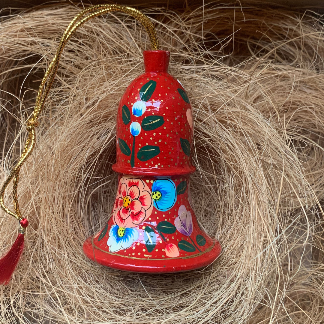 Red Floral - Bauble
