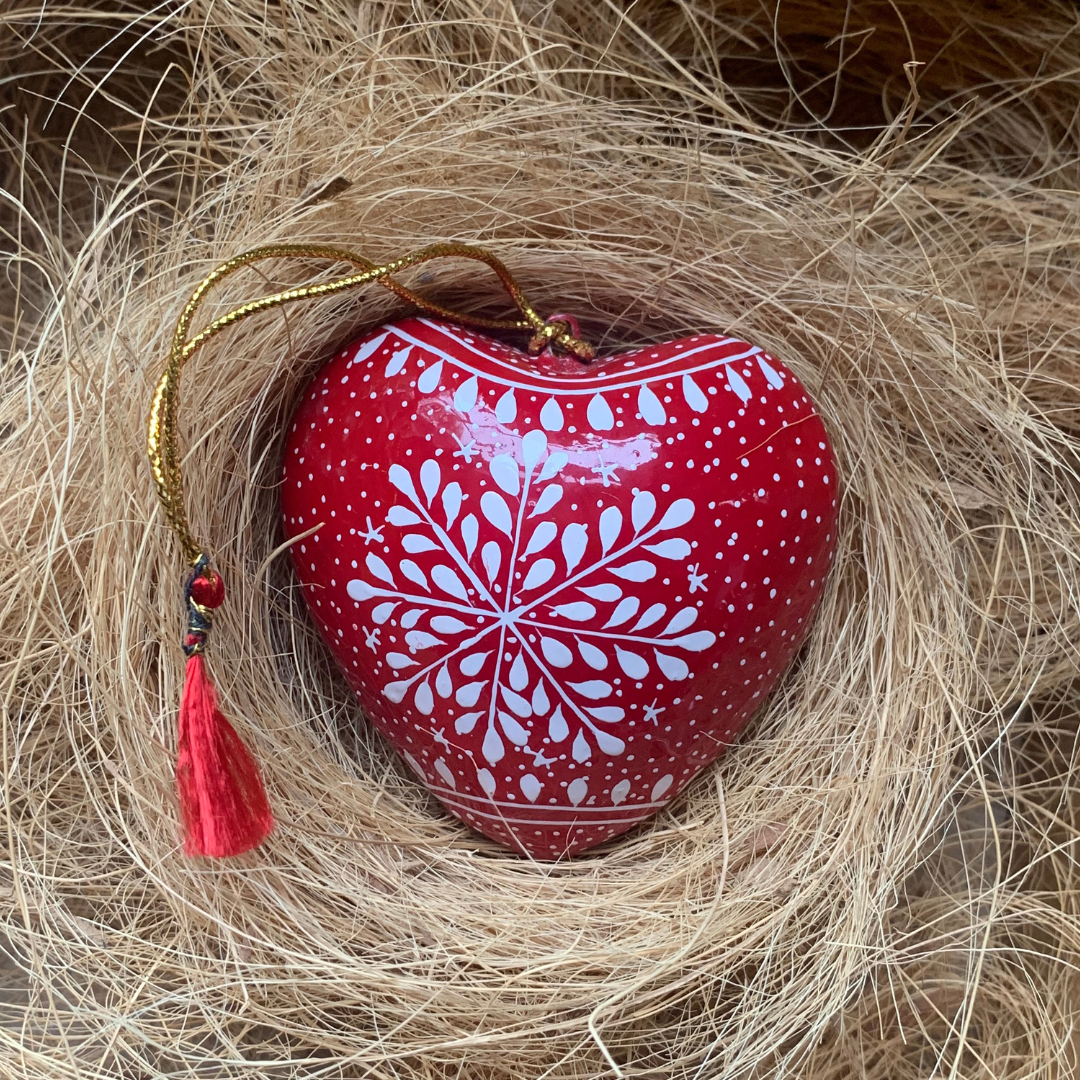 Red Snowflake - Bauble