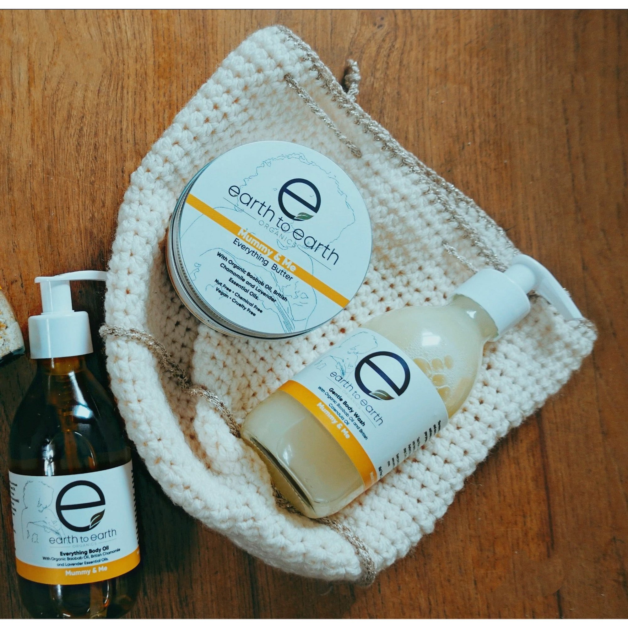 Eco-friendly Bundle Sets For Dry Skin - Lavender and Chamomile (Mummy and Me)