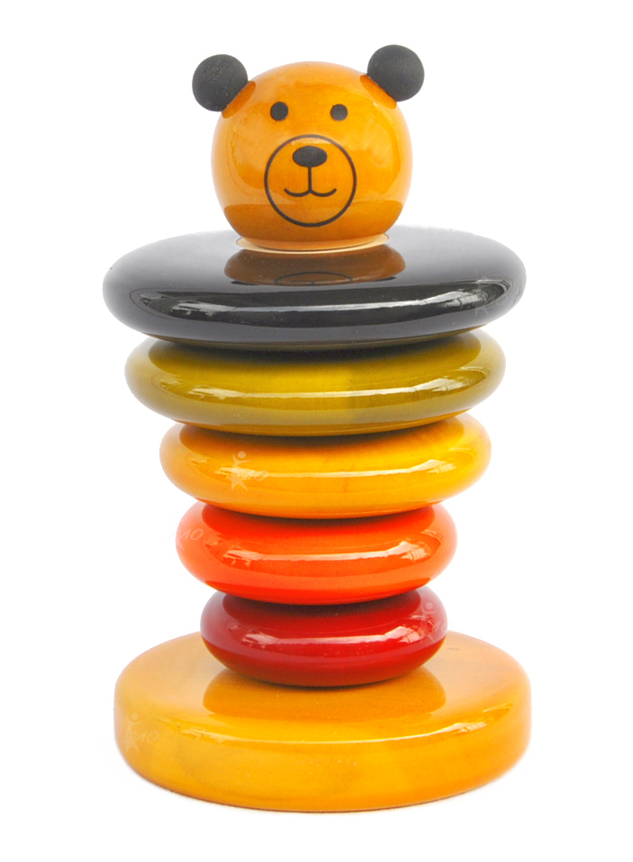 Cubby - Wooden Stacking Toy Bear