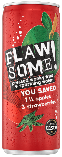 Apple & Strawberry lightly sparkling juice drink