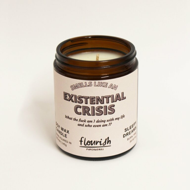 'smells Like An Existential Crisis' Soy Wax Candle