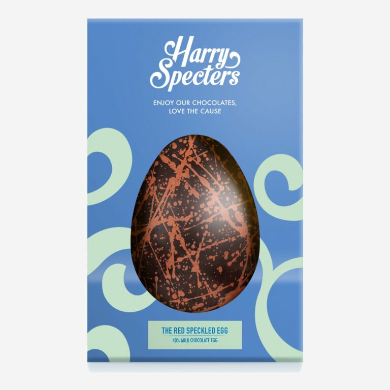 The Red Speckled Egg Combo - Milk Easter Egg With Maple &amp; Pecan Chocolates 235g