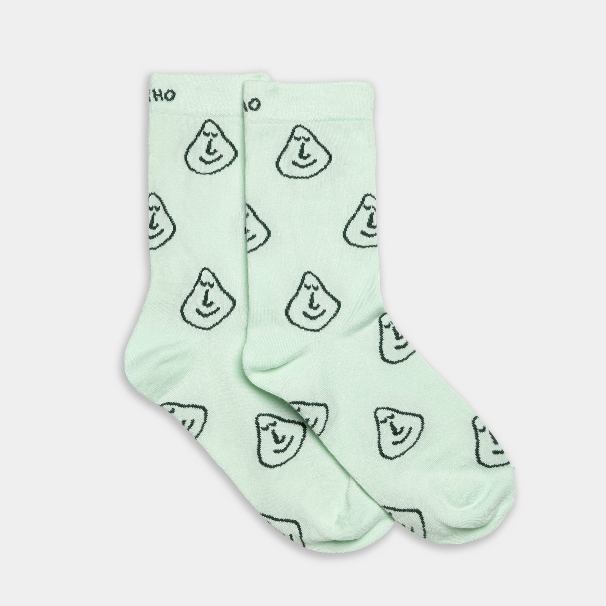 We're Mint To Be Mint Green Bamboo Socks
