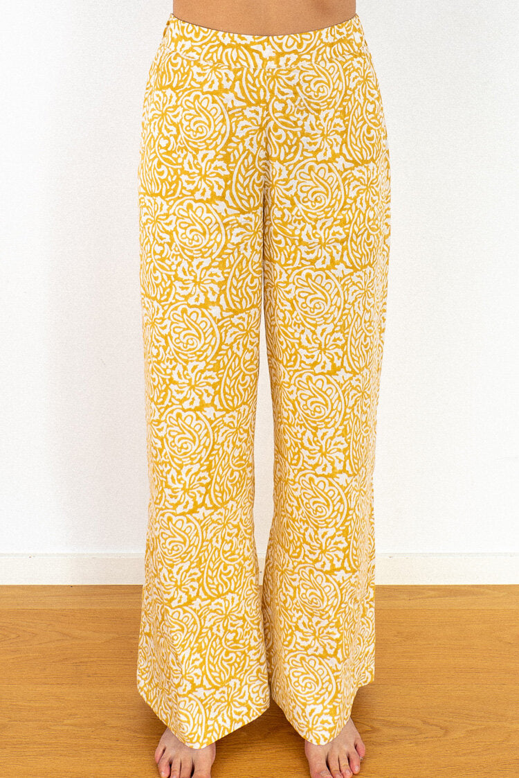Jacqui Pyjama Trousers – Golden Tropic