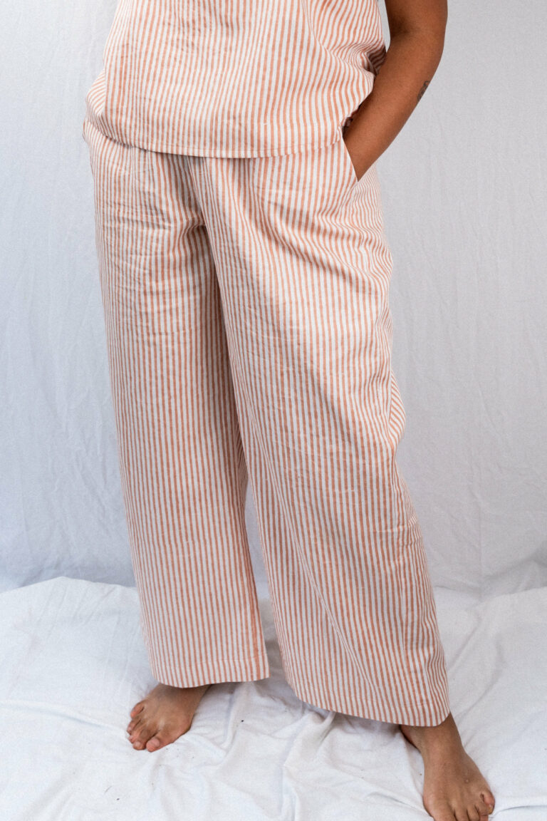 Jacqui Trousers - Clay Stripe