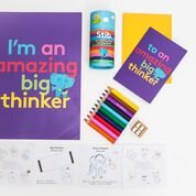 Amazing Big Thinker Pencil, Card And Poster Gift Pack