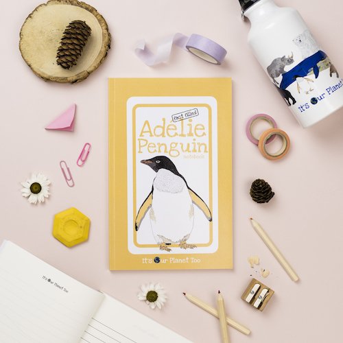 Fact-filled Adélie Penguin Notebook