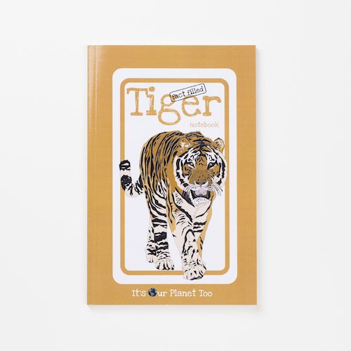 Fact-filled Tiger Notebook