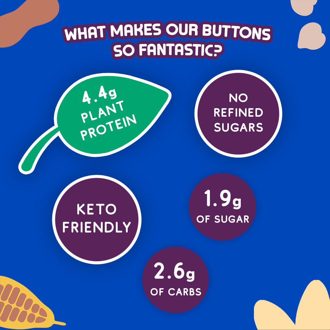 Peanut Butter Buttons - Original+ (keto Friendly)
