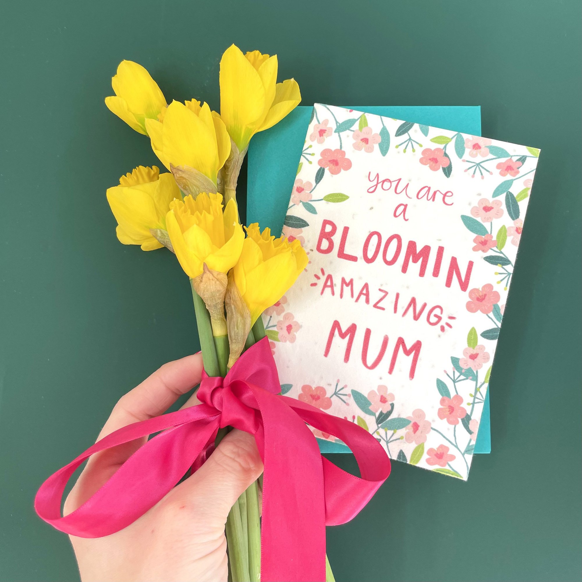 Bloomin Amazing Mum Plantable Seed Card - Green