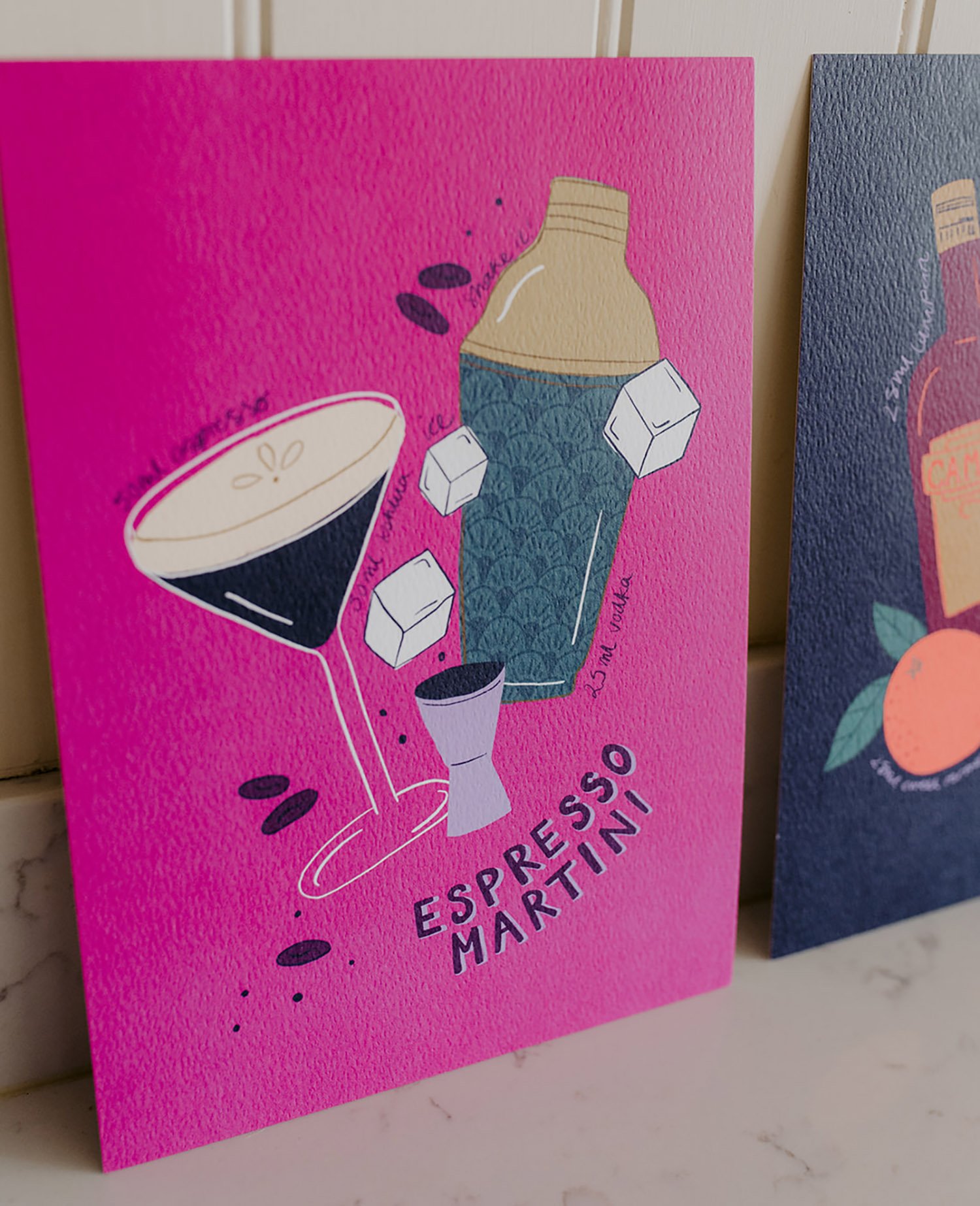 Cocktail Art Prints - Espresso Martini, A5