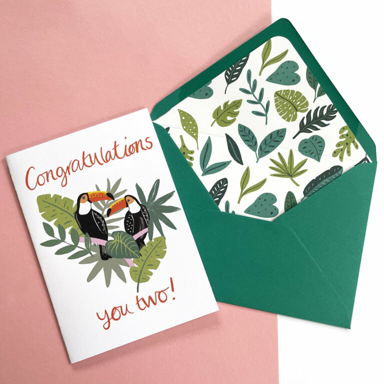 'congratulations You Two!' Toucans Card