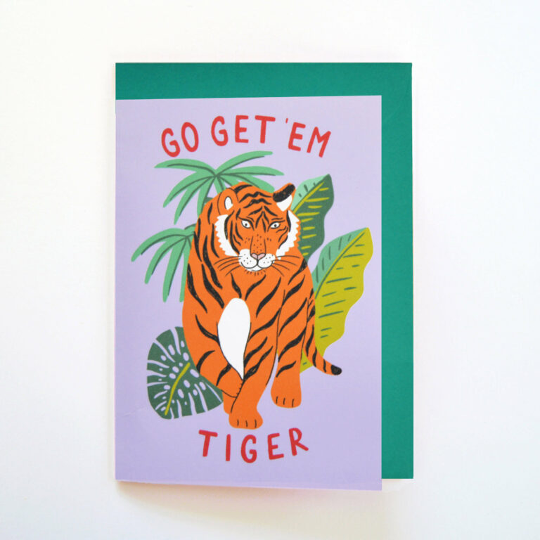 'go Get 'em' Tiger Card