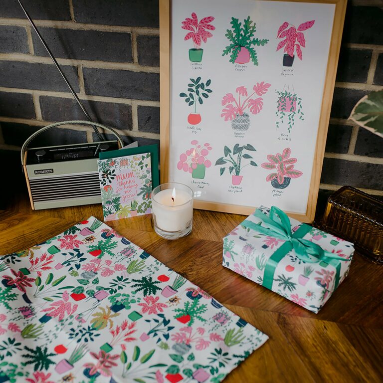 Houseplants Wrapping Paper