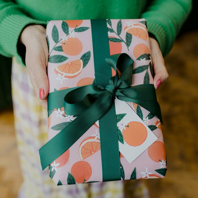 Sevilla Oranges Wrapping Paper A2 Size