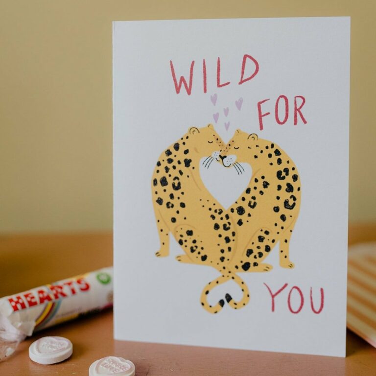 'wild For You' Leopards Card