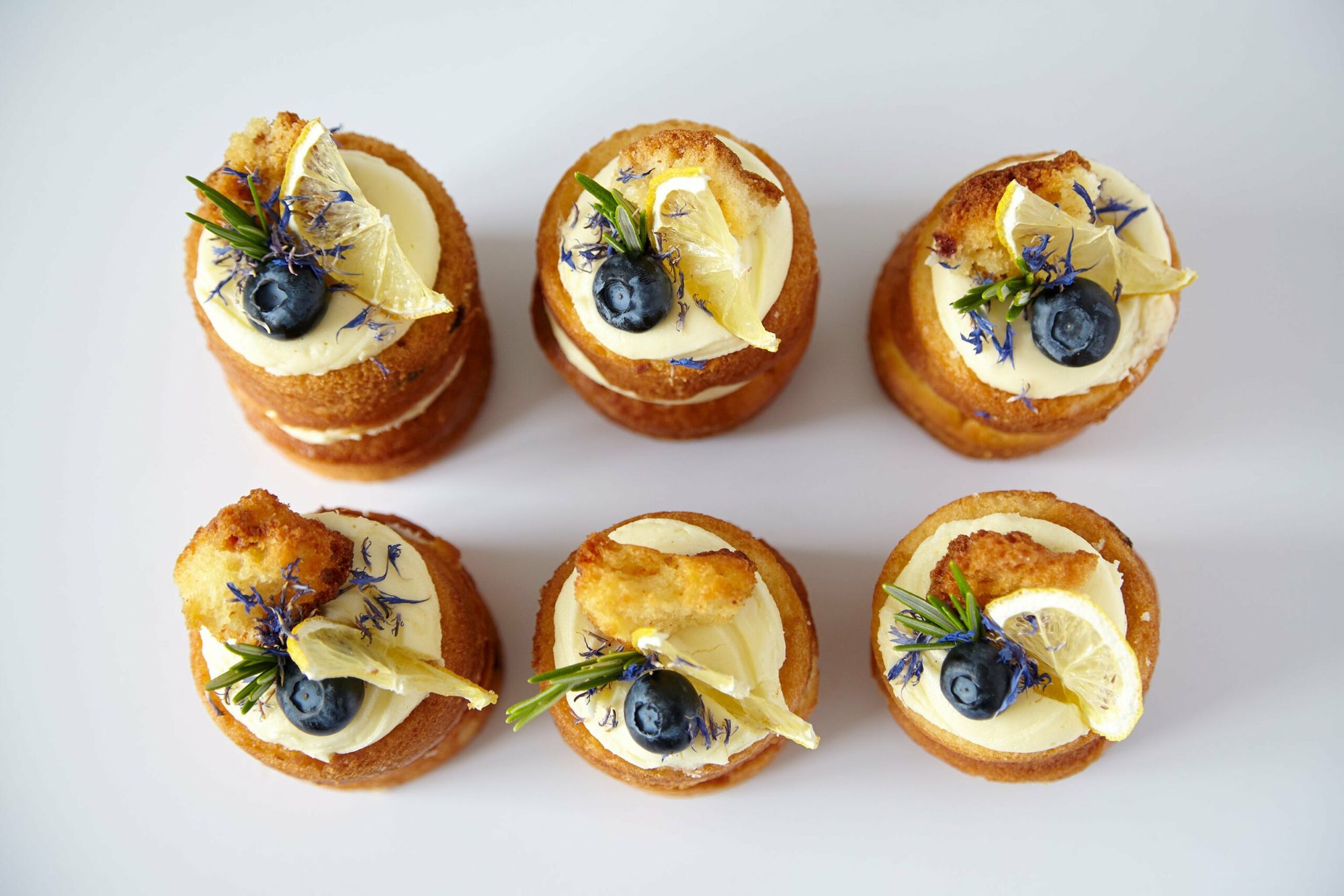 The Lemon & Blueberry Mini Cake Box [plant-based]