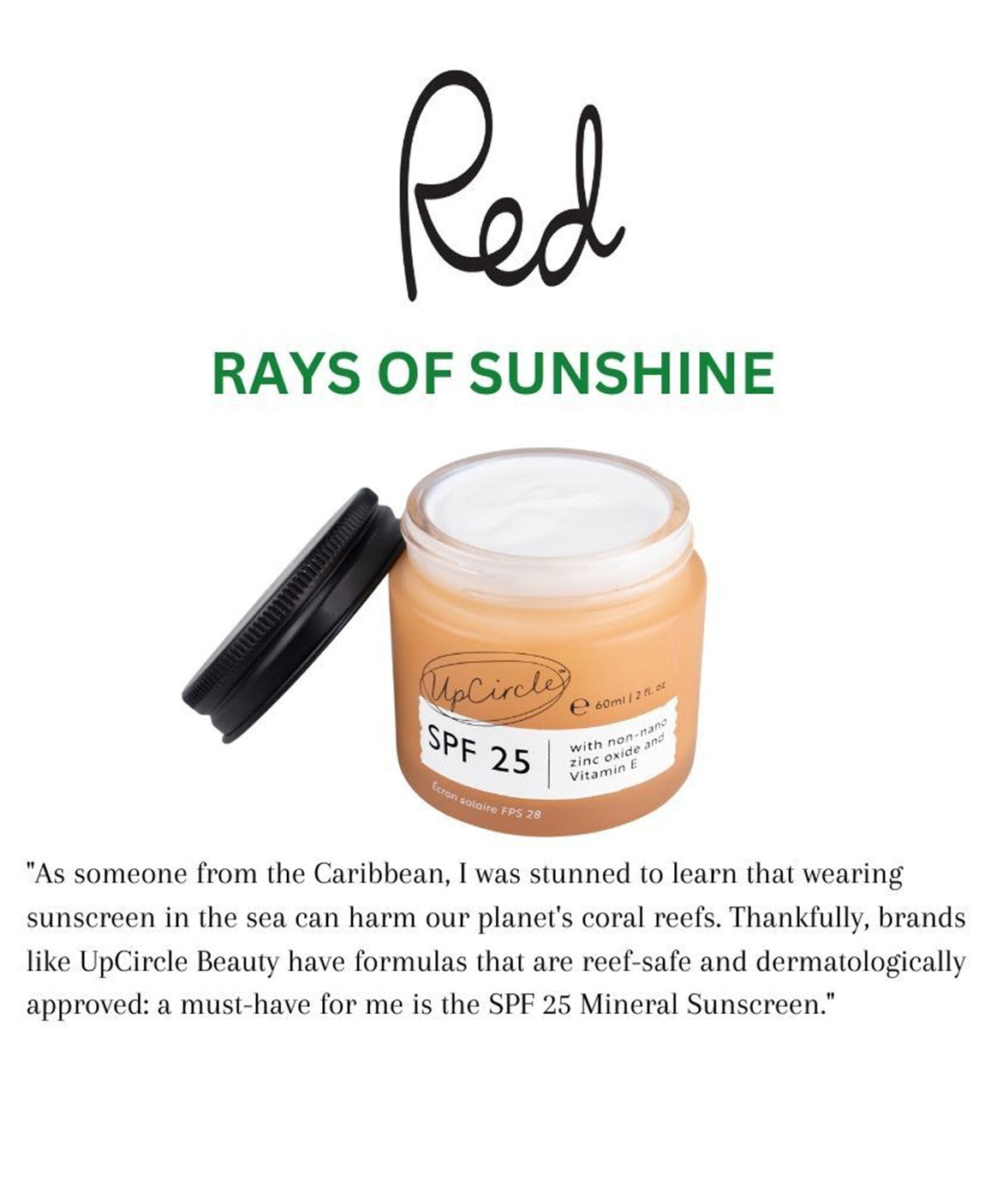 Spf 25 Mineral Sunscreen